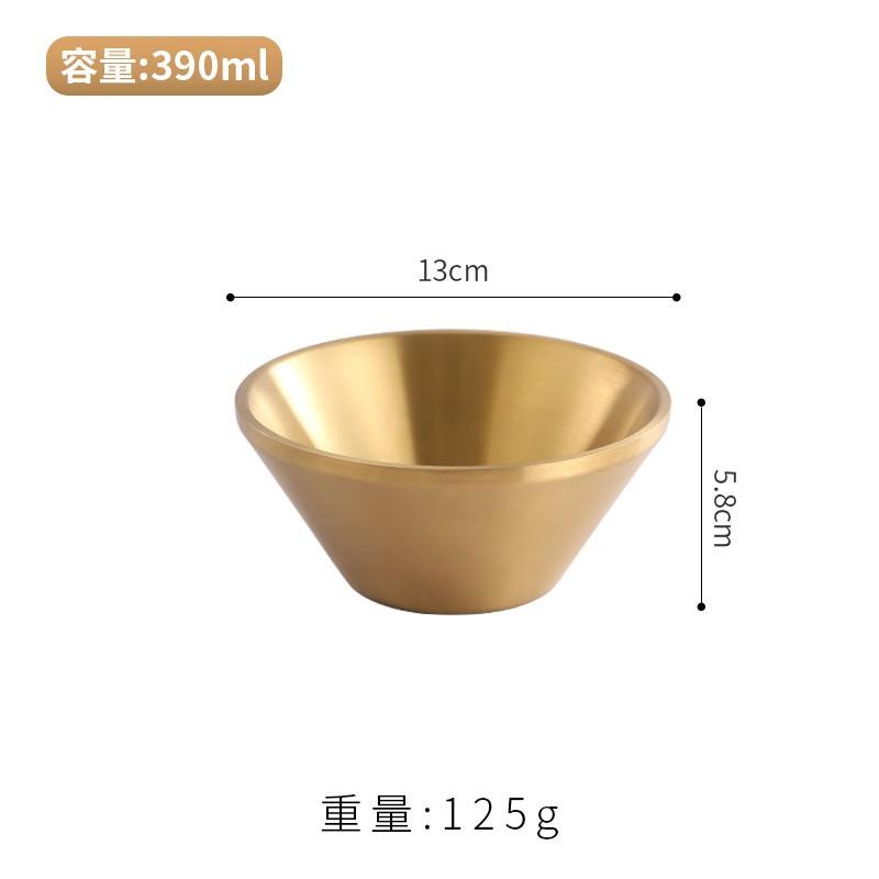 Doppelschichtige Salatschüssel aus Edelstahl 304, dicke, verbrühungshemmende V-förmige Ramen-Nudel-Reisschüsseln, Küchenutensilien