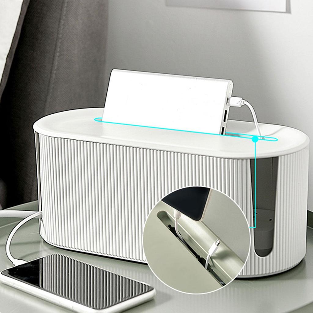 Plug Board Storage Box Cable Wire Organizer Case Socket Wireless WiFi Router Bracelet Desktop Data Line Plug Holder Shelf Box