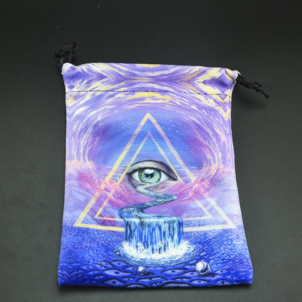 13x18cm Velvet Tarot Card Storage Bag Board Game Mini Drawstring Package Board Game Tarot Cards Storage Bags Table Deck Games