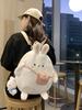 Cute Rabbit Plush Large Capacity Cartoon Crossbody Bag Soft Backpack Handbag For Women And Girls