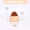 Pinecone Shape Essential Oil Diffuser Natural Wooden Scented Dispenser For Bedroom Living Room Office Decoration Gift