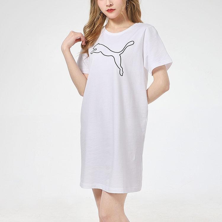 PUMA TECH Hybrid Short Sleeved Dress Women's White 845966-02