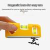 Magnetic Mini Vertical Spirit Levels Horizontal Ruler  For Determining Horizontal Vertical Plane
