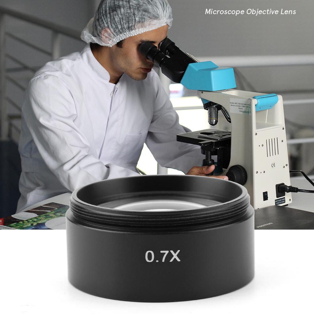 KP 0.7X Auxiliary Microscope Objective Lens for Stereo Microscope 48mm Mounting Thread