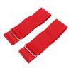 10 Pcs Red 3 Legged Race Bands Adjustable Legged Race Bands Hook and Loop Elastic Straps for Team Building Games