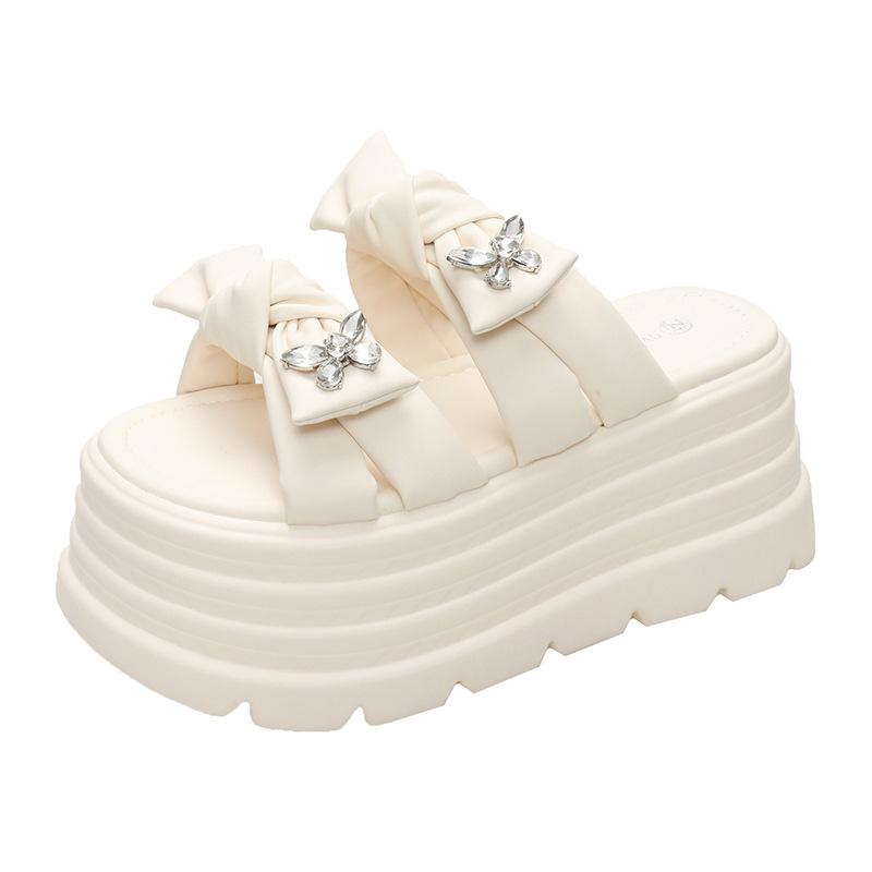 

Сандалии Fairy Wind на платформе с двумя носками, женская верхняя одежда 2025 года, новое лето с юбкой, универсальные сандалии Roman word 39 бежевый