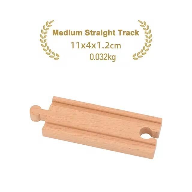 All Kinds of Wooden Track Accessories Beech Wood Railway Toys Fit For Brand Wooden Train Tracks Education Toys For Children