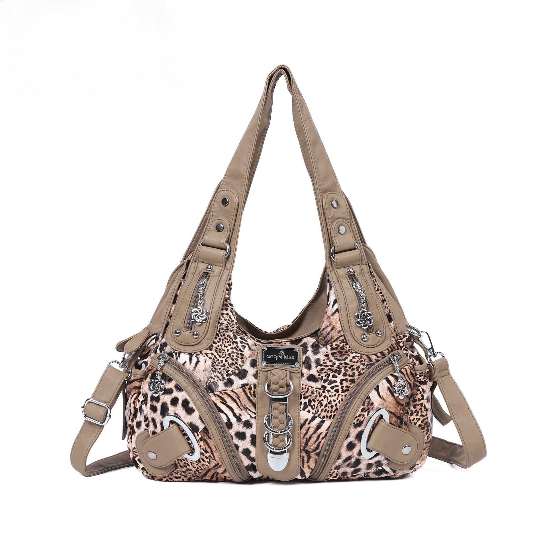 Women Handbags Leopard Bag Top-handle Handbag