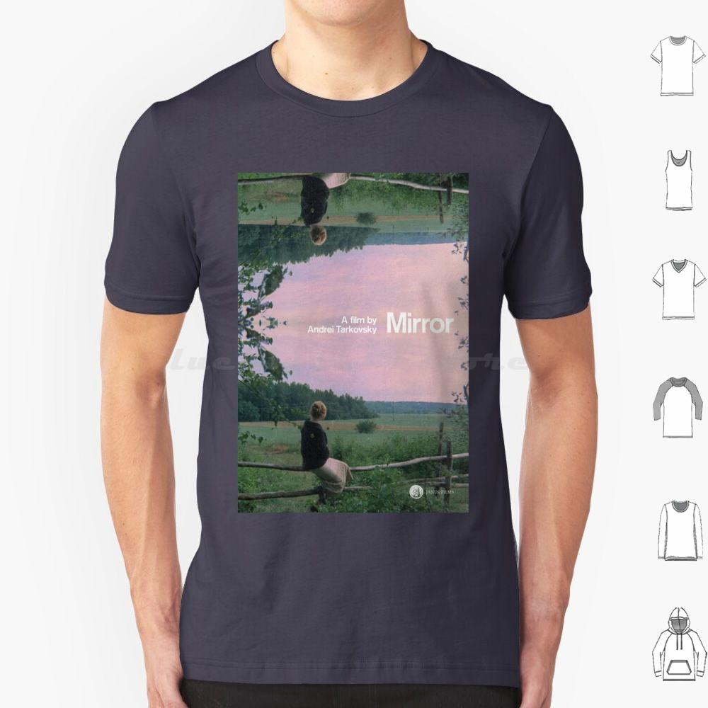 Andrei Tarkovskys mirror T Shirt Big Size 100 Cotton Movie Mirror Film Cinema Andrei Tarkovsky Tarkovsky Retro The Mirror S