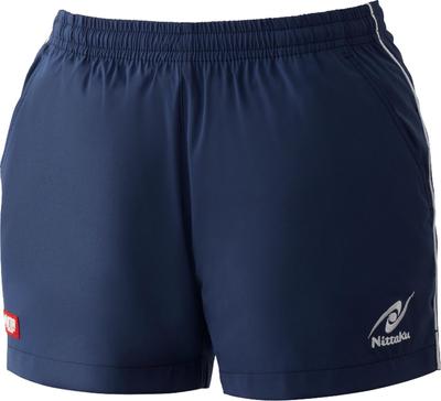 Table Tennis Game Pants Winkle Shorts 2 Table Tennis Officially Approved NW2519 Navy O [Nittaku] J.T.T.A (Japan Association)