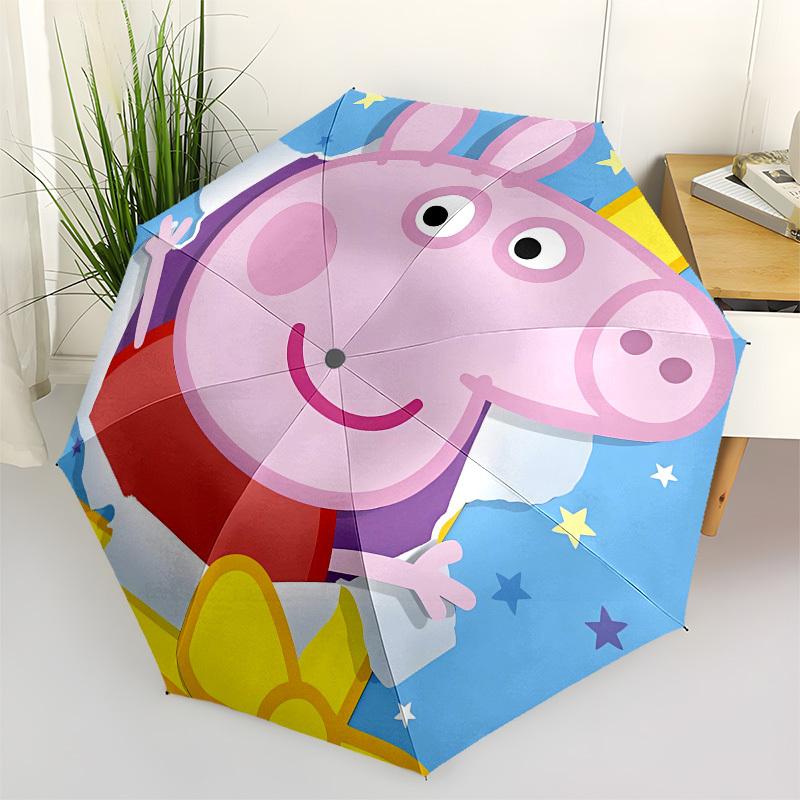 

Peppa Pig, Starry Night Automatic Opening and Closing, 8 rib Structure Portable Umbrella, Suitable for Men and Women in All Seasons Perfect
