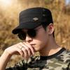 Flat top hat men's four seasons new trendy fashion outdoor casual versatile crown UV protection cap