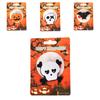 Adorable Halloween Felt Brooches Featuring Glow-in-the-dark Skeletons And Pumpkins