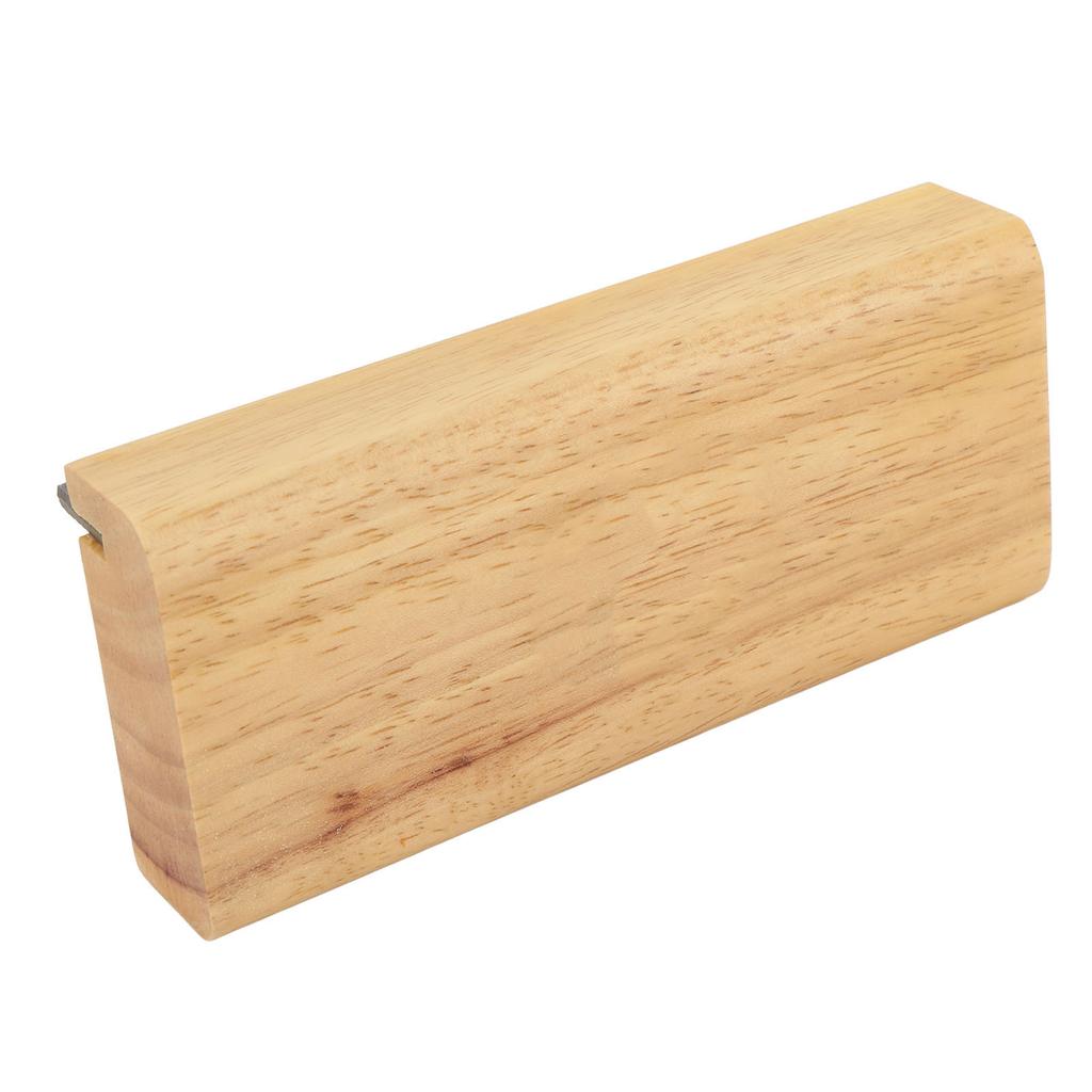 90 Degree Fret Beveling File with Arc Radius Wooden Base Fret End Dressing File for Guitar Bass Ukul