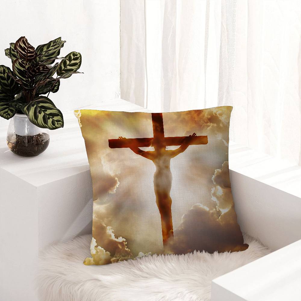 Einfache Kreuz Jesus Personalisierte Kissenhülle Kinderzimmer Wilde Party Deko Kissenbezug Kindergeburtstag Dusche Geschenk