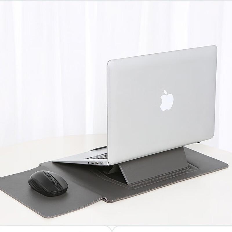 Li Shen Nemagnetický obal na notebook z umělé kůže se stojánkem a chladicí funkcí