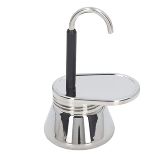 

Кофеварка мока из нержавеющей стали, эспрессо-кофеварка для плиты, итальянская кофеварка, ручная для кемпинга, перколятор для кубинского кофе, для капучино или латте, для газа или