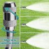 Stainless Steel Tube Extended Sprayed Wand Set Rotating Nozzle For Multifunctional Watering Rubber Grip Triggers Control