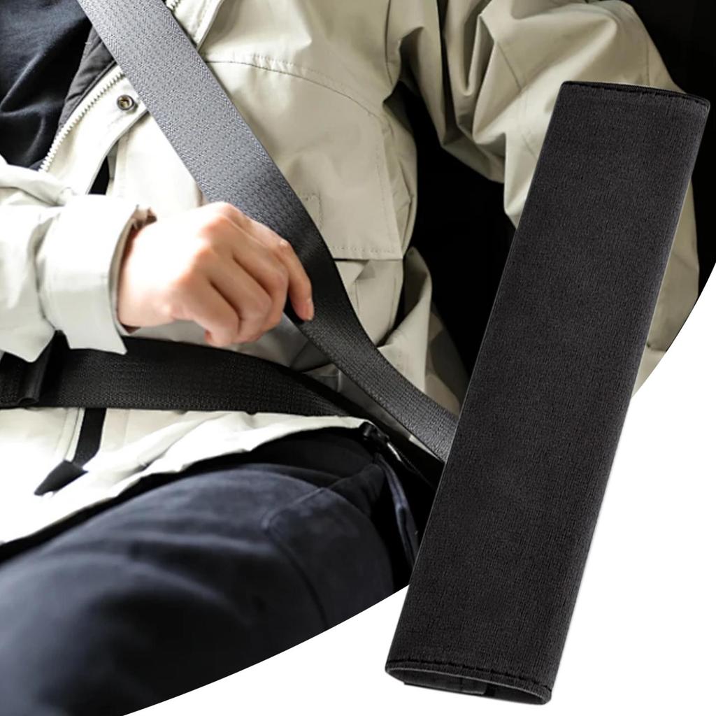 Seat Belt Shoulder Pad Soft Seat Belt Cushion Built-In Anti-Slip Silicone Strip Padded Safety Strap Cushion For Driving Travel