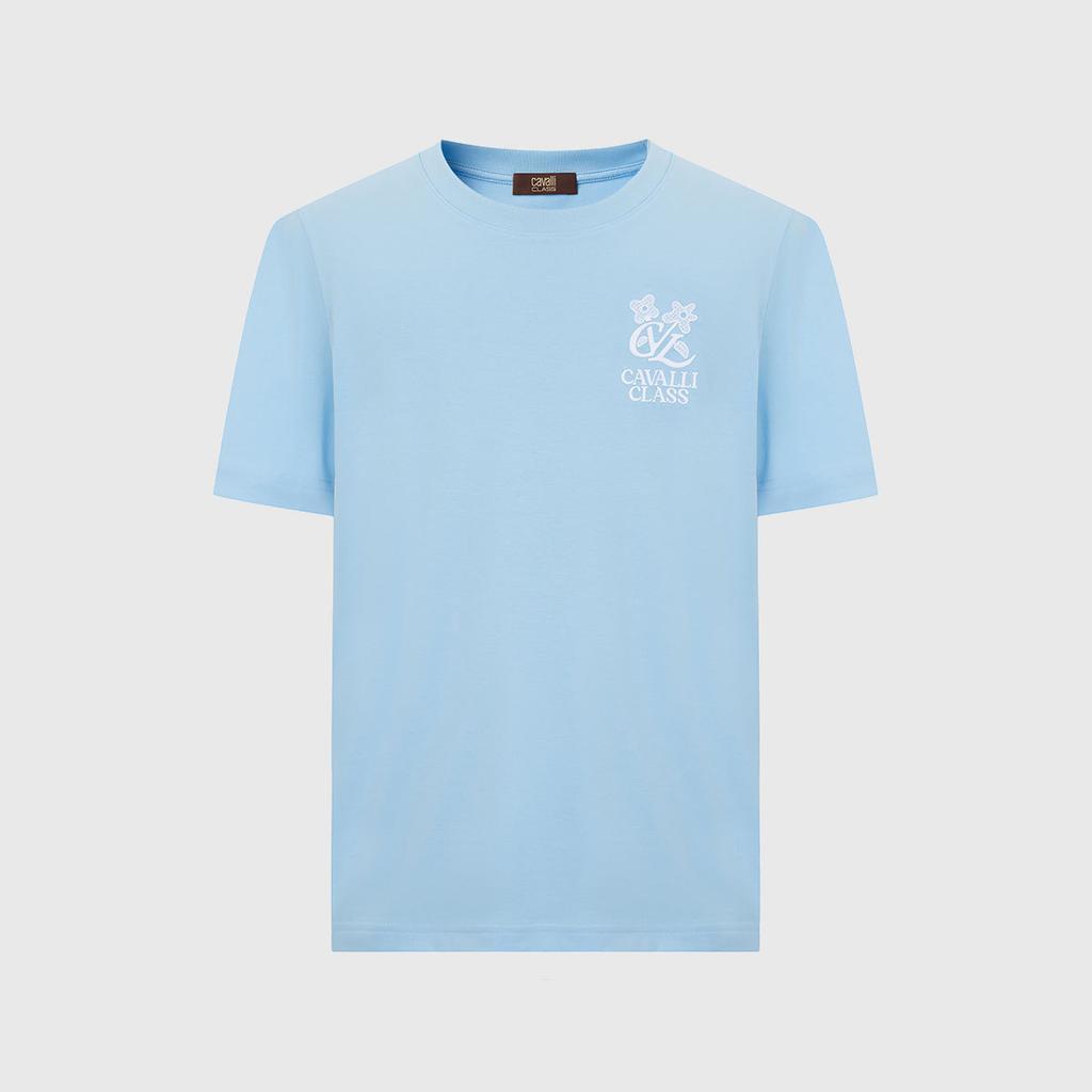 Men's Fashion Flower Pattern Short-Sleeved T-Shirt