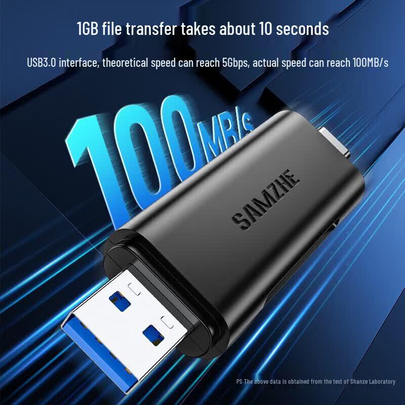 SAMZHE USB-C SD/TF Card Reader