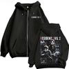 Resident Evil Game Hoodie Zipper Retro Street Style Zipper Hoodie Fashion Sports Printed Pattern Hoodie Daily Street Dressing