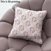 Floral Print Square Throw Pillow Covers  Pattern Cushion Cover Suitable For Sofa Bedroom Car Pillow Cover