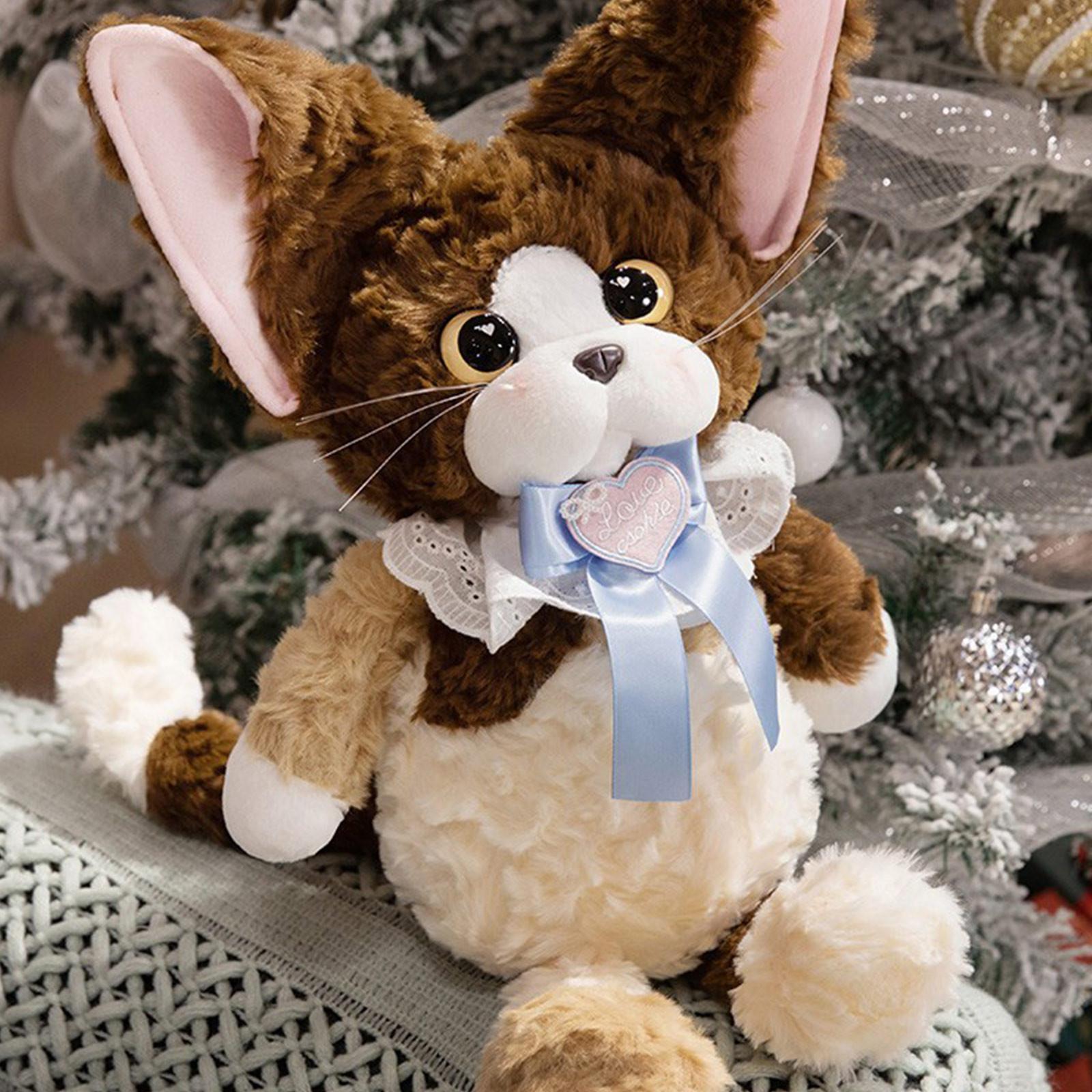 

Немецкая кукла-кошка, изысканная кудрявая кошка в мешочке, плюшевая игрушка, успокаивающие куклы, детская кукла, подарок на день рождения, 1 шт, 17,7 дюйма One Size