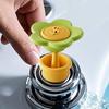 Flower Shape Toilet Flusher Top Push Button Toilet Press Button  Bathroom Decoration