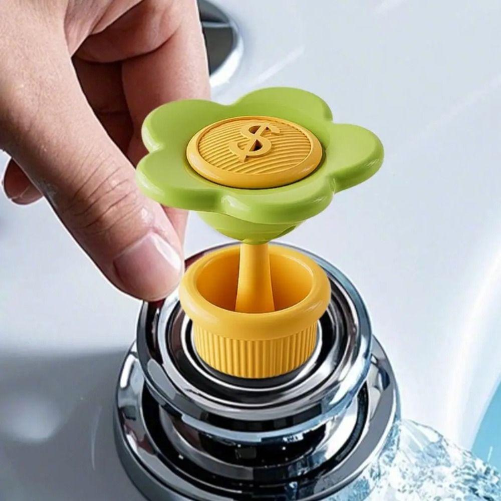 Flower Shape Toilet Flusher Top Push Button Flush Assist Tool Toilet Button Pushers Home Use