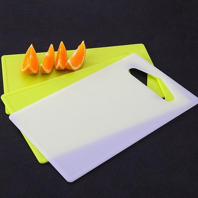 Flexible PP Plastic Non-slip Hang Hole Cutting Board Food Slice Cut Chopping Block Kitchen Cooking Tools.