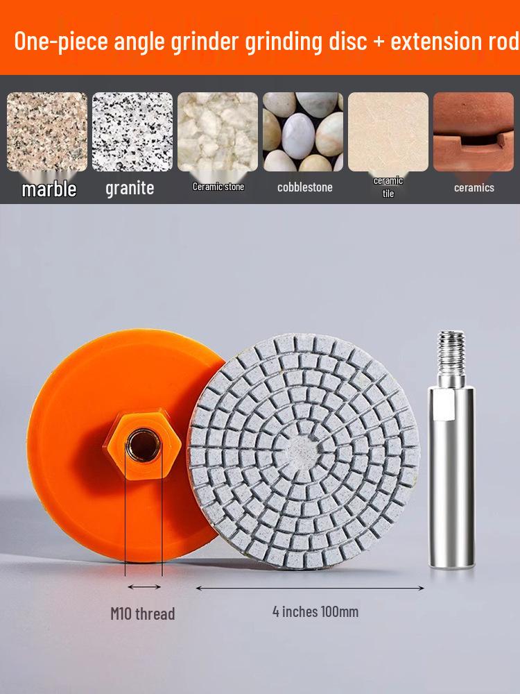 Tile Trimmer & Edger: Integrated Grinding & Polishing Disc for Beveling