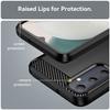 For Samsung Galaxy A05s 4G Case Brushed TPU Phone Cover with Carbon Fiber Texture