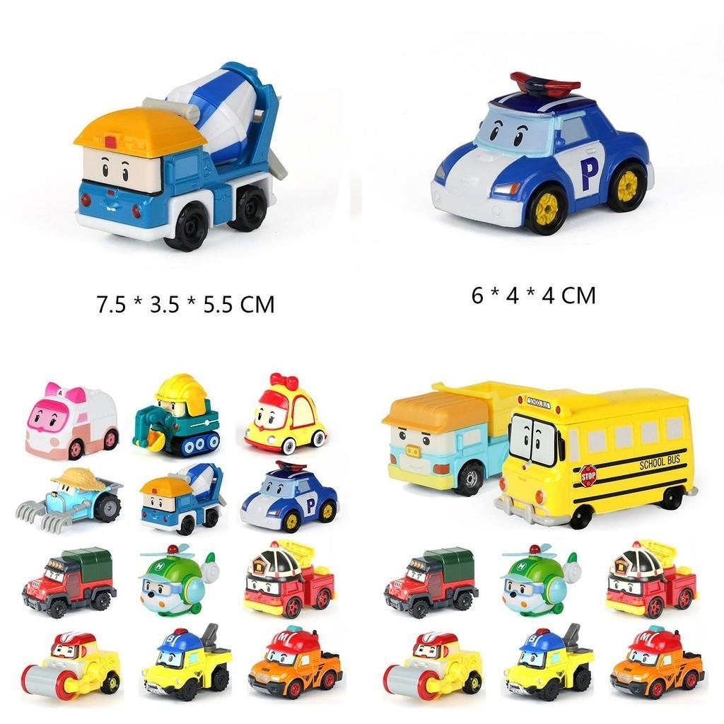 New 19 Styles Robocar Poli Mini Vehicle Car And Bus Toys South Korea Kids Gift