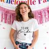 Summer Tops Team Bride Vintage Shirt Future Bride Wedding Bachelorette T-Shirts Short Sleeve Unisex Bride Team Wedding Party Tees