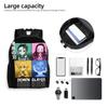 Demon Slayer Backpacks Kimetsu No Yaiba Pop Art Chibi Daypack  Mochila School Zipper Closure Rucksack