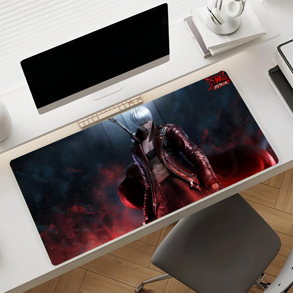 Game DDevil MMay CCryS Mouse Pad Nonslip Rubber Gamer Balance Computer Mat Decoracion Deskmat Laptop Office Large