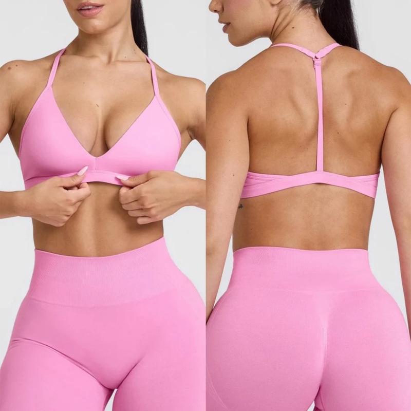 Women's Quick-Dry Shockproof Yoga Vest with Chest Pad - High Elasticity & Breathable Sports Bra