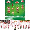 Charming Santa Claus Snowman Christmas Home Ceiling Decoration Parachute Doll Toy