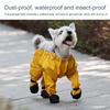 Comfortable Pet Trousers with Nonslip Foot Protectors Breathable Waterproof Dirt Prevent Pet Pants for Home and Travel