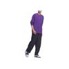 Adidas Originals Seria Trefoil Confortabil Elegant Simplu Mânecă Lungă Absorbție Umiditate Gât Rotund Lejer Tricou Unisex Topuri Violet KC1432