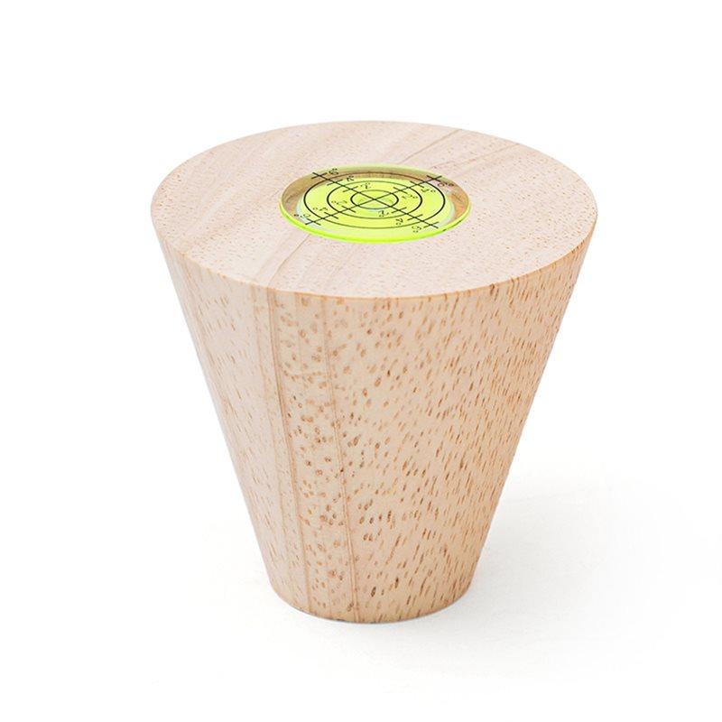 

2025 Trend Wooden For Cups Crafts Modeling Repair Clay Pot Making Tools Round Mouth Flat-Mouth Shaper With Spirit Level