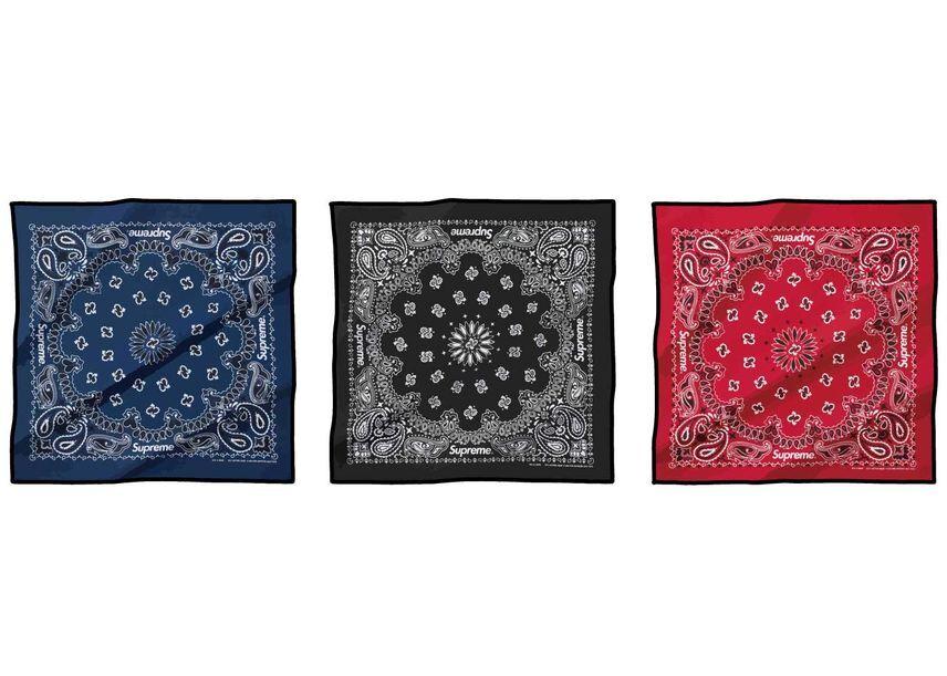 Supreme Hav-A-Hank Bandanas (Pack Of 3) Multi One-Size