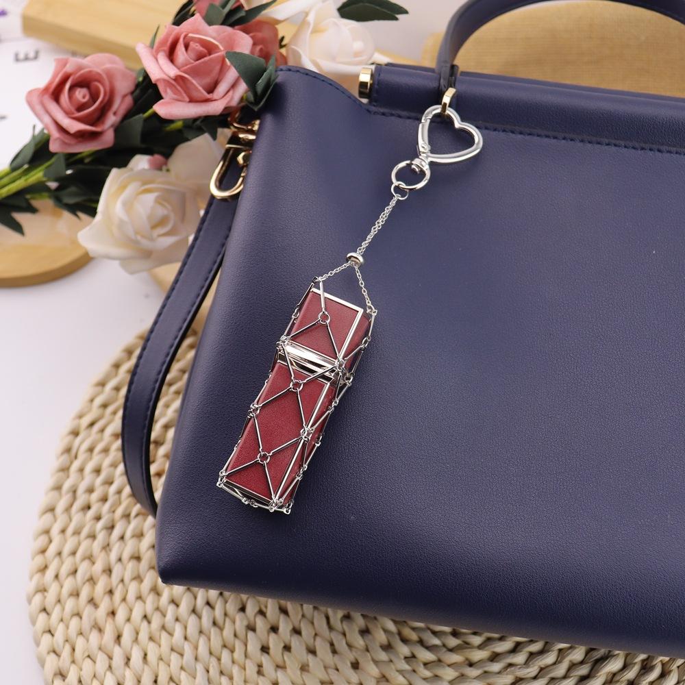 

Bag Pendant Fashionable Original Simple Metal Mesh Pocket Pendant Keychain Bag Lipstick Mesh Pocket K56