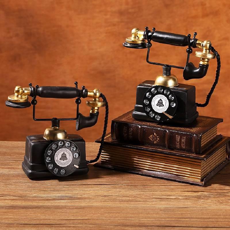 Telephone Resin Retro Replica For Bar Styling Home Office Gift Couples For