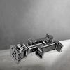 Phone Tripod Mount Adapter with for Arca Base Cold Shoes 3/8in 1/4in Screw Hole 360 Degree Rotatable Double Phone Clip