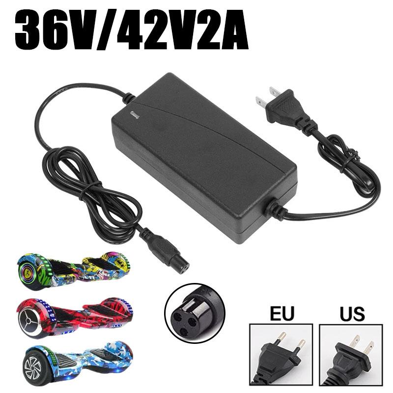 Universal Battery Charger 42v2A Lithium Battery for Hoverboard Self-Balancing EBike Scooter Bicycle Li ion Chargers Accessorie