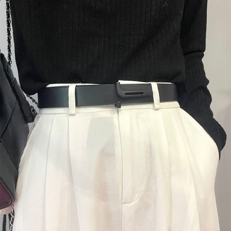 Ladies Fashion Contemporary Belt For Jeans Available In Black And Coffee Colors