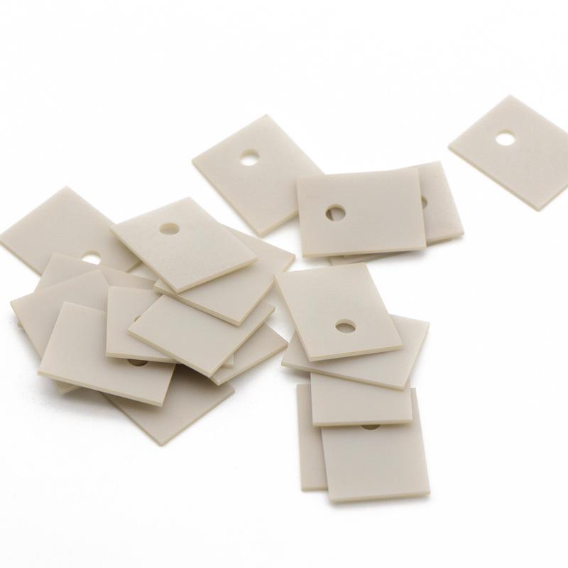 TO247 Aluminum Nitride Ceramic Sheet: High Efficiency Thermal Conduction, High Temp Resistant, MOSFET Insulating, 0.6mm Thick