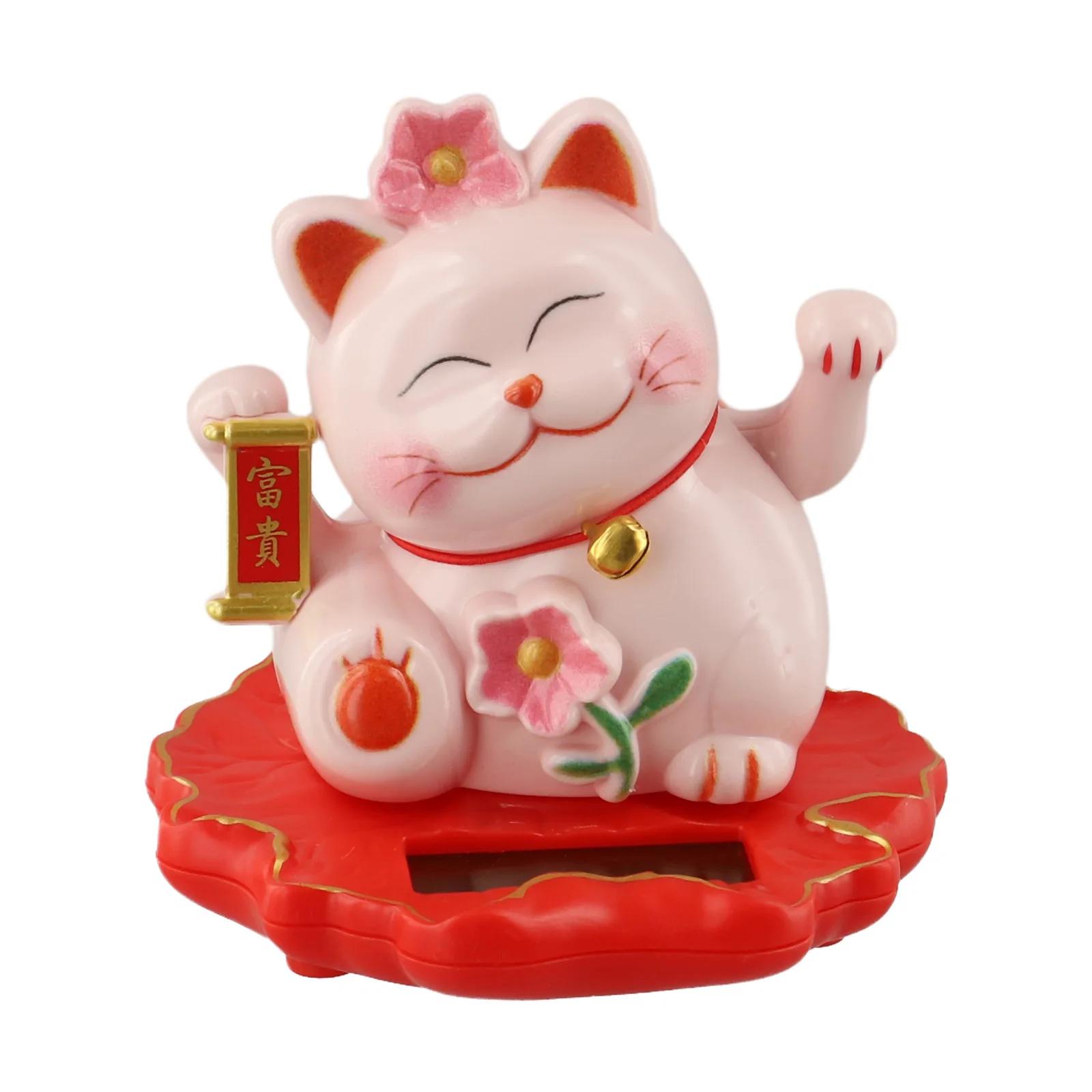 

Feng Shui Lucky Cat Automatic Waving Lucky Cat For Home Blessings Home Decoration No Batteries Needed Office Decoration